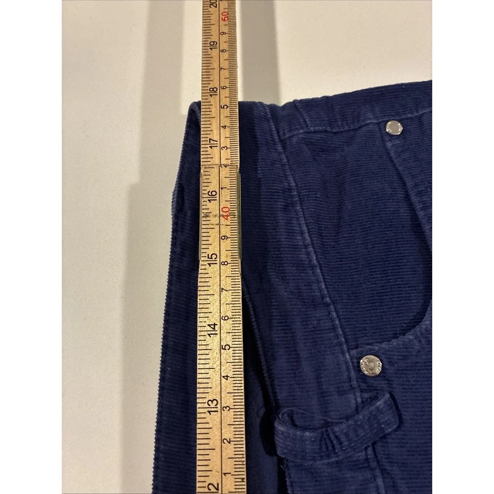 Michael Kors Women's Corduroy‎ Skinny Corduroy Pants Blue Size 10
